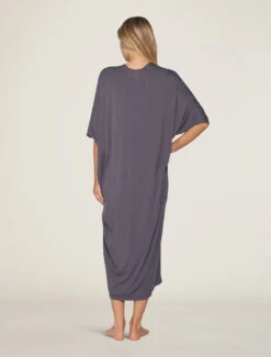 Luxe Milk Jersey® Caftan 8 Luxe Milk Jersey® Caftan -Snuggle And Style 179PHR graphite back1