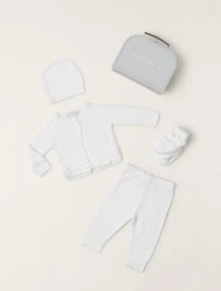 CozyChic Lite® Girls Heirloom Newborn Set 10 CozyChic Lite® Girls Heirloom Newborn Set -Snuggle And Style B476 Pearl 3 W