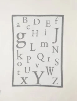 CozyChic® ABC Blanket -Snuggle And Style B585 DoveGray Pearl 3 W