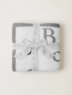 CozyChic® ABC Blanket -Snuggle And Style B585 Dovegray pearl 1 W