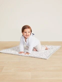 CozyChic® Barefoot In The Wild® Baby Blanket 10 CozyChic® Barefoot In The Wild® Baby Blanket -Snuggle And Style B683 CozyChicBITWBabyBlanket OceanCream 2580