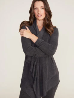 CozyChic Ultra Lite® Hi/lo Cardi -Snuggle And Style B924 CARBON 3064