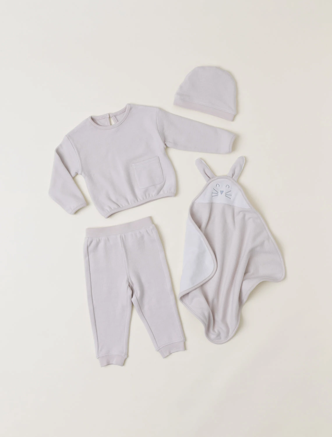 Malibu Collection® Brushed Fleece Baby Sweats Set Bundle 2 Malibu Collection® Brushed Fleece Baby Sweats Set Bundle - Image 2