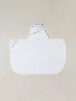 Toddler Hooded Towel And Washcloth Set -Snuggle And Style BDKBC21652 SeaSalt W 3