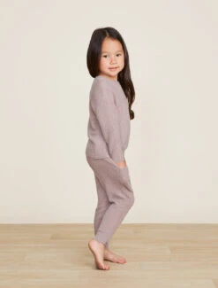 CozyChic Lite® Toddler Blocked Ribbed Set 10 CozyChic Lite® Toddler Blocked Ribbed Set -Snuggle And Style BDKCL22194 Deep Taupe 2796