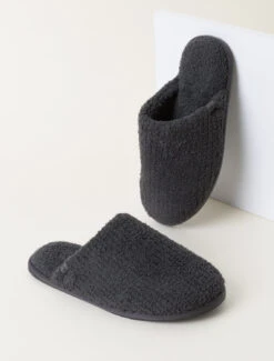 CozyChic® Ribbed Slipper -Snuggle And Style BDMCC2155 Carbon 4 W
