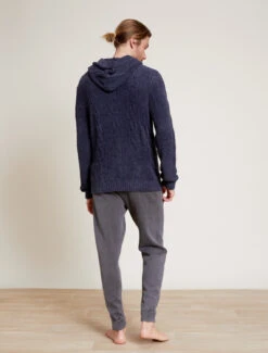 CozyChic Lite® Men’s Cable Hooded Henley 8 CozyChic Lite® Men’s Cable Hooded Henley -Snuggle And Style BDMCL21389 Indigo 2200