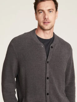 CozyChic Ultra Lite® Men's Bomber Jacket 9 CozyChic Ultra Lite® Men's Bomber Jacket -Snuggle And Style BDMCU21374 Carbon 1035copy