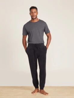 CozyChic Ultra Lite® Men's Easy Jogger -Snuggle And Style BDMCU21728 CCULMensEasyJogger Black 0752