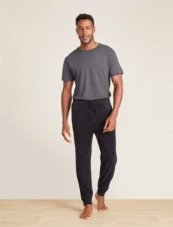 CozyChic Ultra Lite® Men's Easy Jogger -Snuggle And Style BDMCU21728 CCULMensEasyJogger Black 0753