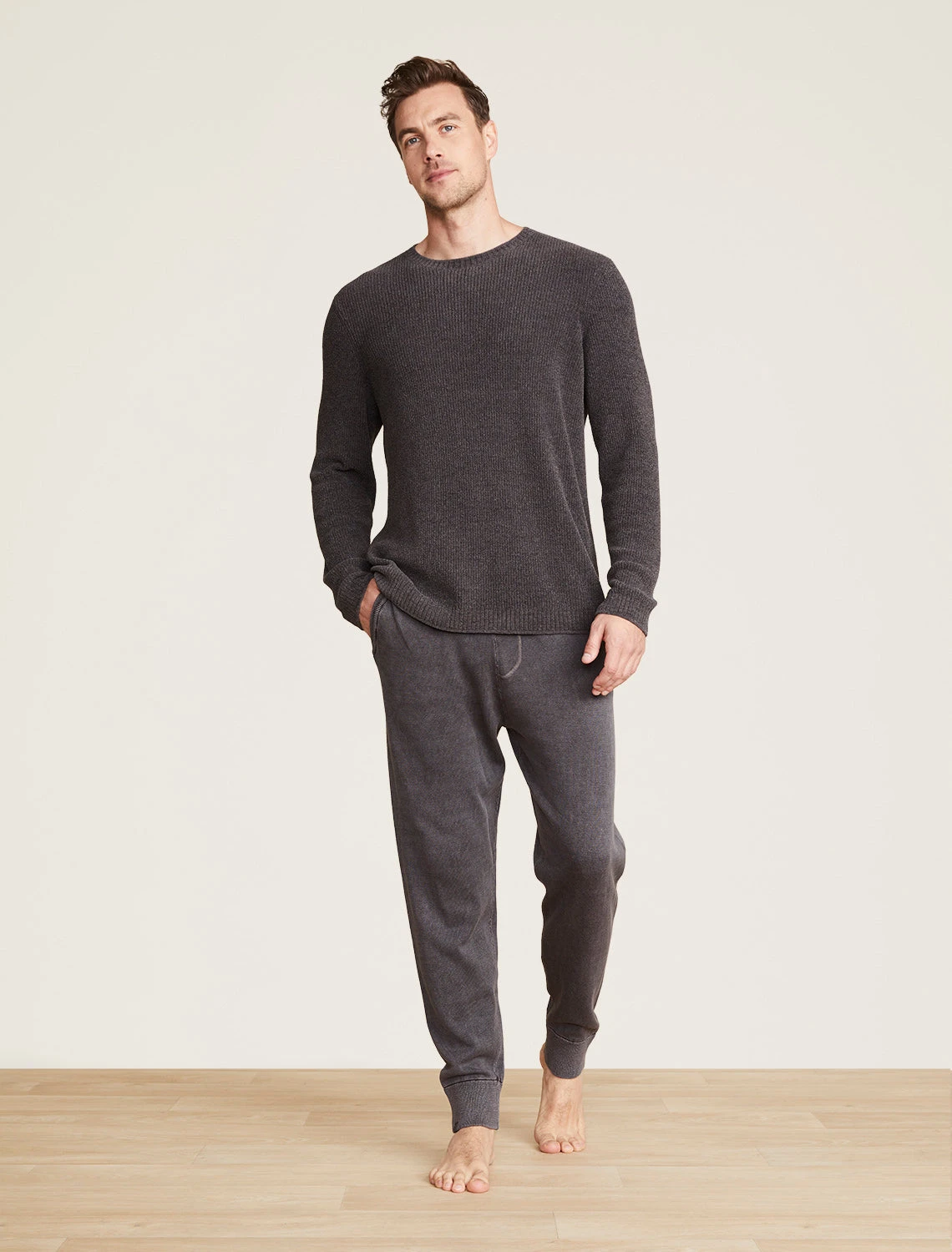 CozyChic Ultra Lite® Men's Ribbed Crewneck 1 CozyChic Ultra Lite® Men's Ribbed Crewneck