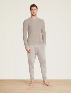 CozyChic Ultra Lite® Men's Ribbed Crewneck 10 CozyChic Ultra Lite® Men's Ribbed Crewneck -Snuggle And Style BDMCU22064 Nickle 0037copy