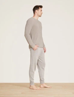 CozyChic Ultra Lite® Men's Ribbed Crewneck 11 CozyChic Ultra Lite® Men's Ribbed Crewneck -Snuggle And Style BDMCU22064 Nickle 0067copy