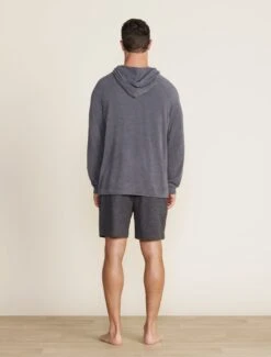 CozyChic Ultra Lite® Men's Rolled Edge Hoodie -Snuggle And Style BDMCU22330 coal 011