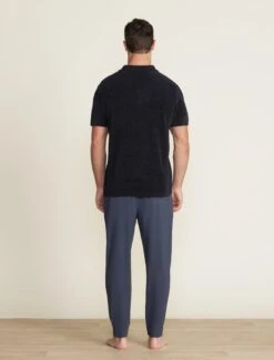 CozyChic Ultra Lite® Men's Short Sleeve Polo -Snuggle And Style BDMCU22416 black 016