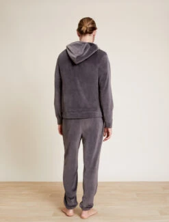 LuxeChic® Men’s Hoodie -Snuggle And Style BDMLC21364 Carbon 2537