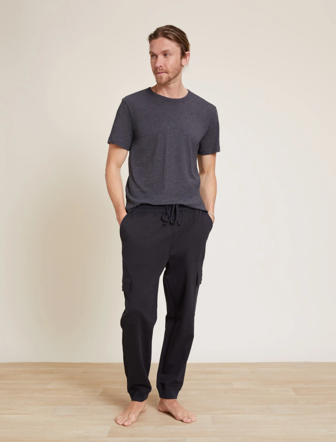 Malibu Collection® Men’s Pima Cotton Fleece Cargo Sweatpant 1 Malibu Collection® Men’s Pima Cotton Fleece Cargo Sweatpant