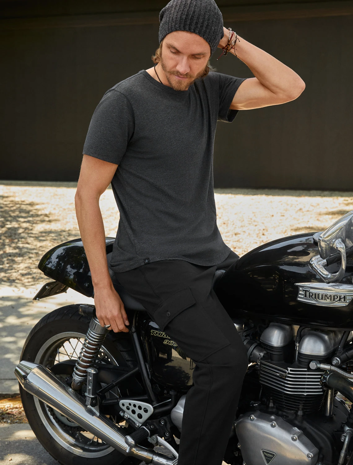 Malibu Collection® Men’s Pima Cotton Fleece Cargo Sweatpant 4 Malibu Collection® Men’s Pima Cotton Fleece Cargo Sweatpant - Image 4