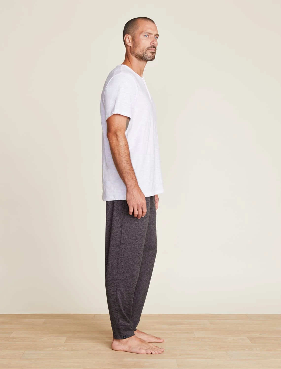 Malibu Collection® Men's Slub Henley Tee 2 Malibu Collection® Men's Slub Henley Tee - Image 2