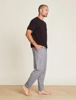 Malibu Collection® Men's Butterchic Knit® Heavy Jogger -Snuggle And Style BDMMC21644 MedHeGray 0355