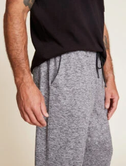 Malibu Collection® Men's Butterchic Knit® Heavy Jogger -Snuggle And Style BDMMC21644 MedHeGray 0358