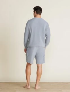 Malibu Collection® Men's Brushed Fleece Cargo Short -Snuggle And Style BDMMC22347 MOONBEAM BDMMC22348 0800