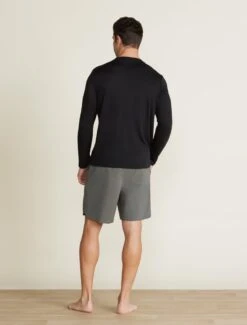 Malibu Collection® Men's Slub Burnout Cut Neck Long Sleeve Tee 8 Malibu Collection® Men's Slub Burnout Cut Neck Long Sleeve Tee -Snuggle And Style BDMMC22486 BLACK BDMBC22346 STEEL 2544