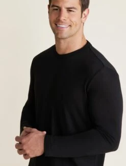 Malibu Collection® Men's Slub Burnout Cut Neck Long Sleeve Tee 9 Malibu Collection® Men's Slub Burnout Cut Neck Long Sleeve Tee -Snuggle And Style BDMMC22486 BLACK BDMBC22346 STEEL 2552