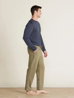 Malibu Collection® Men's Woven Twill Relaxed Pant -Snuggle And Style BDMMC22493 MILITARY BDMMC22486 INDIGO 0502