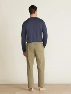 Malibu Collection® Men's Woven Twill Relaxed Pant -Snuggle And Style BDMMC22493 MILITARY BDMMC22486 INDIGO 0503