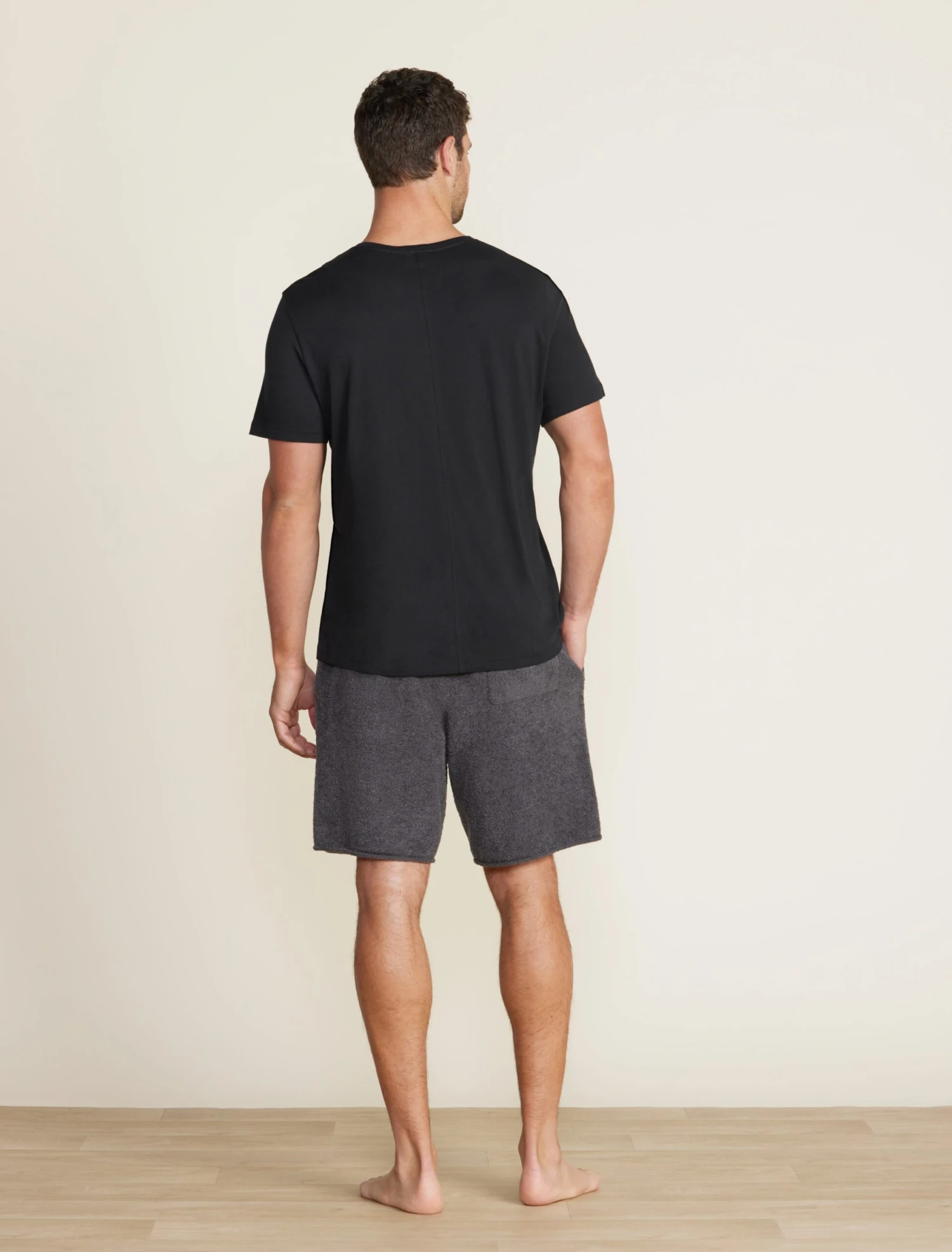 Malibu Collection® Men's Cotton Modal V-Neck Basic Tee 3 Malibu Collection® Men's Cotton Modal V-Neck Basic Tee - Image 3