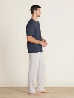 Malibu Collection® Men's Cotton Modal V-Neck Basic Tee 11 Malibu Collection® Men's Cotton Modal V-Neck Basic Tee -Snuggle And Style BDMMC22554 indigo BDMCU22332 silver 016