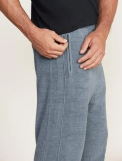 CozyChic Ultra Lite® Men's Zip Pocket Pant -Snuggle And Style BDMMC22555 black BDMCU22332 bluecove 053