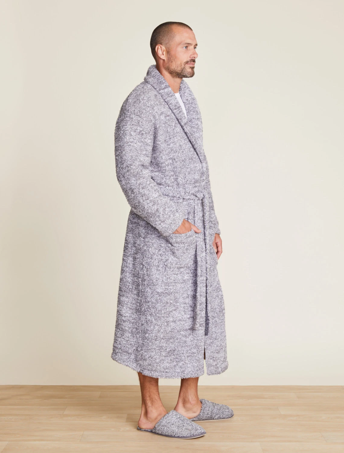 CozyChic® Heathered Adult Robe 2 CozyChic® Heathered Adult Robe - Image 2