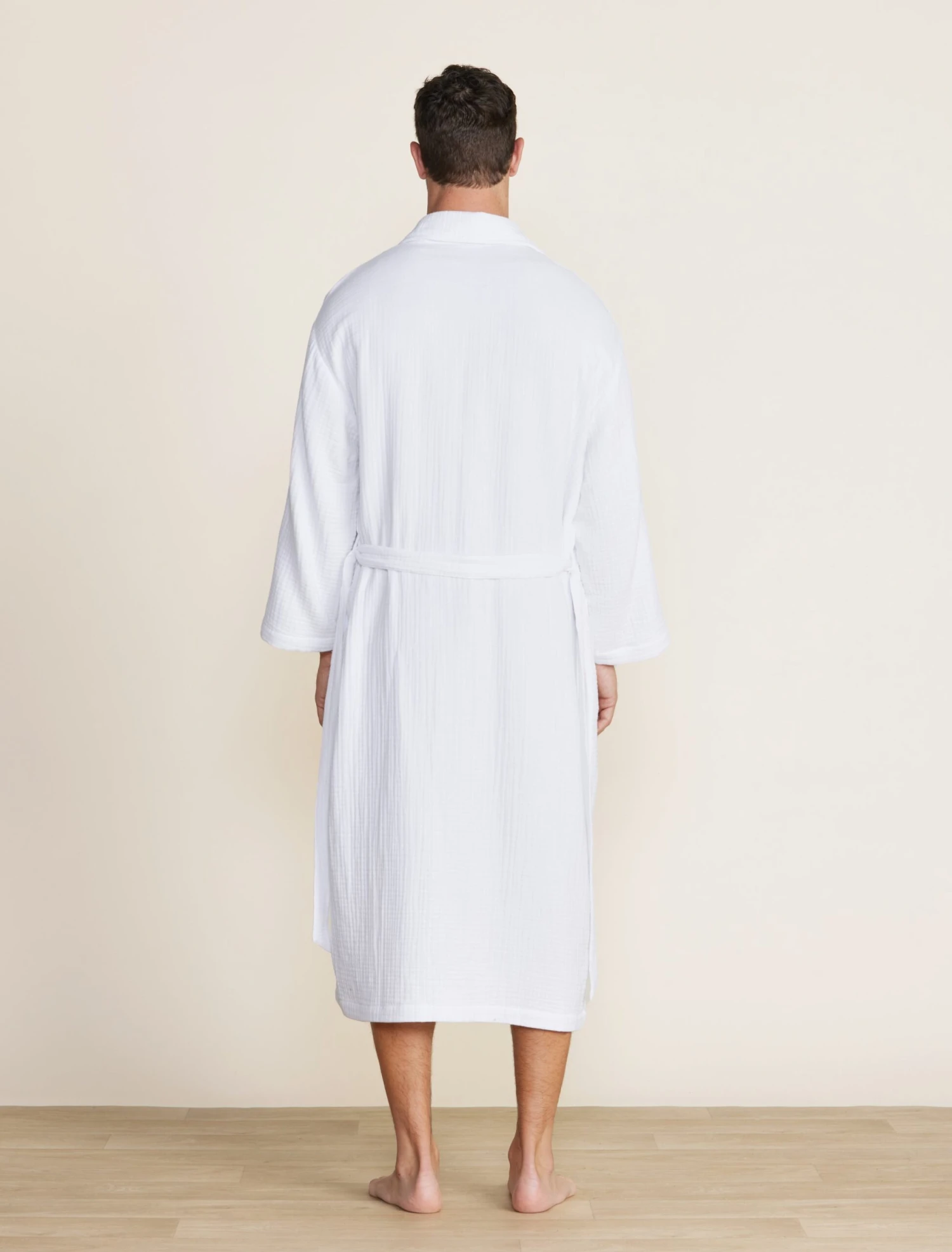 Malibu Collection® Muslin Cotton Spa Robe 6 Malibu Collection® Muslin Cotton Spa Robe - Image 6