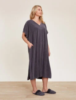 CozyTerry® Caftan -Snuggle And Style BDWBC21021 Carbon 1717 325a3037 c294 4fa9 b294 c19fec04660c
