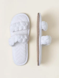 TowelTerry™ Braided Slipper 8 TowelTerry™ Braided Slipper -Snuggle And Style BDWBC21647 SeaSalt W 2