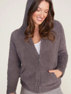 CozyChic® Women's Relaxed Zip-up Hoodie -Snuggle And Style BDWCC1003 ASH 0266