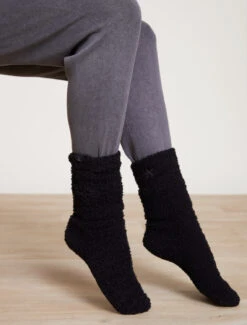 CozyChic® Winter Set (Bucket Bag, Gloves, Socks & Ski Headband Set) -Snuggle And Style BDWCC21423 Black 1657