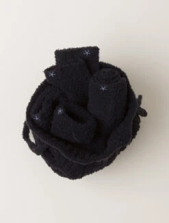 CozyChic® Winter Set (Bucket Bag, Gloves, Socks & Ski Headband Set) -Snuggle And Style BDWCC21423 Black W 2