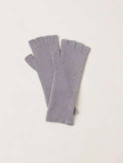 CozyChic Lite® Fingerless Gloves -Snuggle And Style BDWCL1257 Pewter 1 W