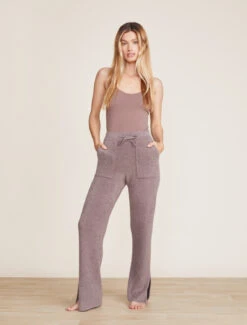 CozyChic Lite® Pinched Seam Slit Pant -Snuggle And Style BDWCL21885 Driftwood 0951