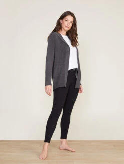 CozyChic Ultra Lite® Hooded Cardi 8 CozyChic Ultra Lite® Hooded Cardi -Snuggle And Style BDWCU1386 CARBON 2919