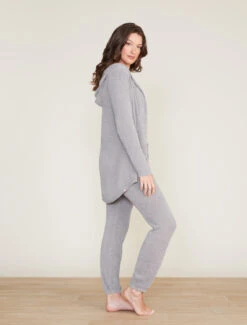 CozyChic Ultra Lite® Hooded Cardi 11 CozyChic Ultra Lite® Hooded Cardi -Snuggle And Style BDWCU1386 DOVE GRAY 0037