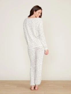 CozyChic Ultra Lite® Barefoot In The Wild® Track Pant 9 CozyChic Ultra Lite® Barefoot In The Wild® Track Pant -Snuggle And Style BDWCU20735 CREAM STONE 3381