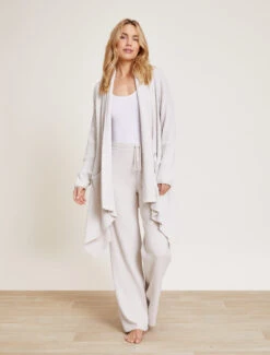 CozyChic Ultra Lite® Draped Shawl Collar Cardi 10 CozyChic Ultra Lite® Draped Shawl Collar Cardi -Snuggle And Style BDWCU21255 Almond 5151