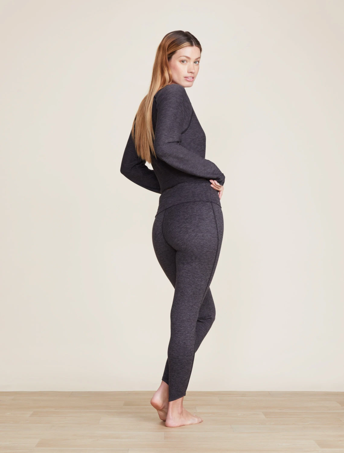 Malibu Collection® Butterchic Knit® Heavy Fold Over Legging 3 Malibu Collection® Butterchic Knit® Heavy Fold Over Legging - Image 3