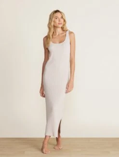 CozyChic Ultra Lite® Ribbed Square Neck Dress 10 CozyChic Ultra Lite® Ribbed Square Neck Dress -Snuggle And Style BDWCU22122 bisque 080