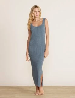 CozyChic Ultra Lite® Ribbed Square Neck Dress