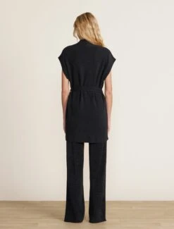 CozyChic Ultra Lite® Waist Tie Vest 8 CozyChic Ultra Lite® Waist Tie Vest -Snuggle And Style BDWCU22283 black 1580